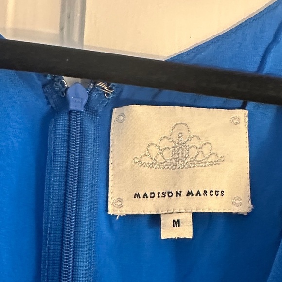 Madison Marcus Asymmetrical Blue Dress - Picture 6 of 6